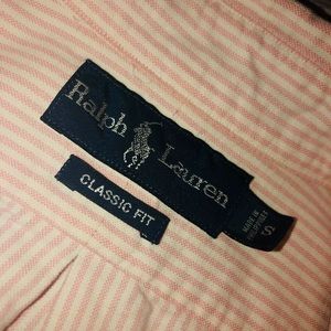 Small-classic fit RALPH LAUREN collared shirt